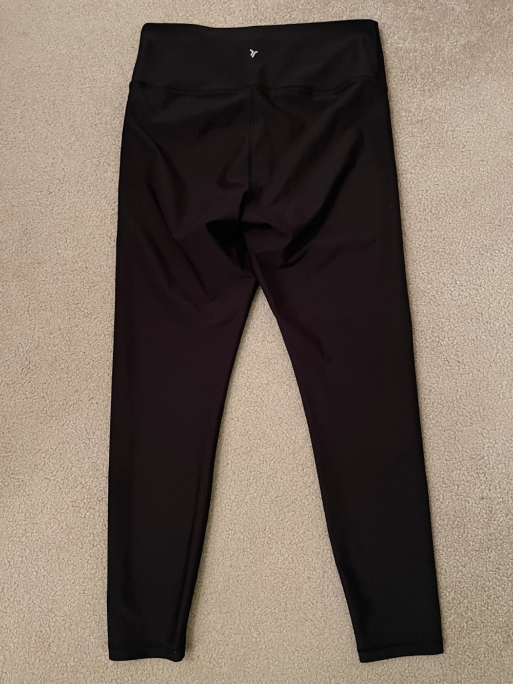 Old Navy Black PowerSoft High-Waisted 7/8 Athletic Leggings (size L) - Picture 3 of 3